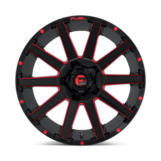 Fuel CONTRA alloy wheel Gloss Black Red Tinted Clear 9.0x20 ET20 8x170 - view 2