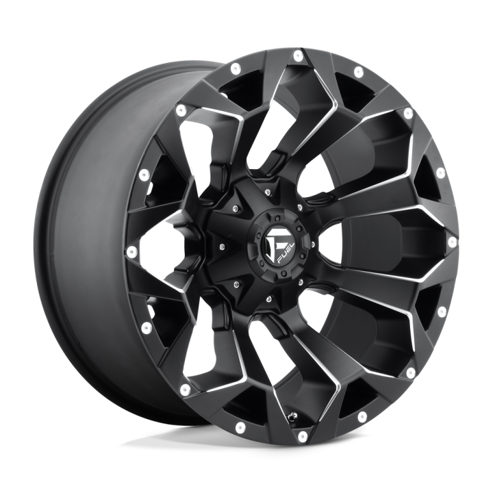 Fuel ASSAULT alloy wheel Matte Black Milled 9.0x20 ET1 8x170