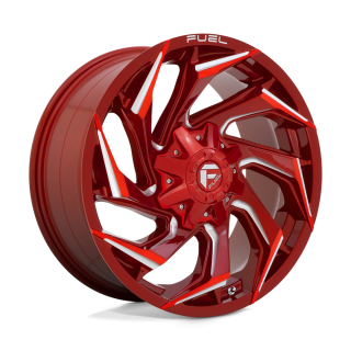 Fuel REACTION alloy wheel Candy Red Milled 9.0x20 ET20 8x170