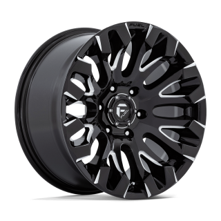 Fuel QUAKE alloy wheel Gloss Black Milled 9.0x18 ET1 6x139.7