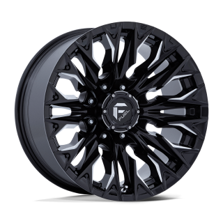 Fuel FLAME alloy wheel Gloss Black Milled 9.0x20 ET20 8x170
