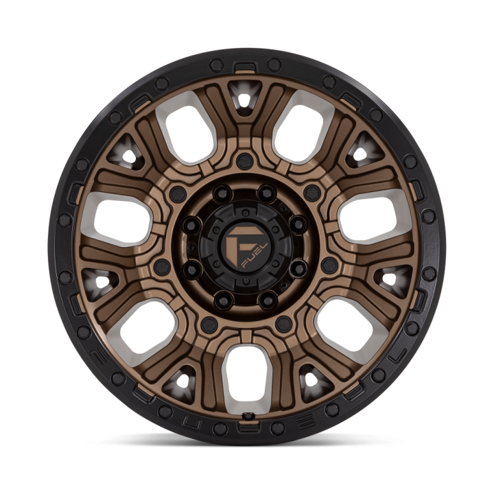 Fuel TRACTION alloy wheel Matte Bronze With Black Ring 10.0x20 ET-18 8x170 - view 2