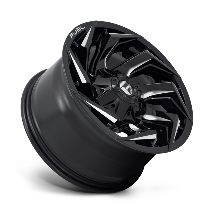 Fuel REACTION alloy wheel Gloss Black Milled 9.0x18 ET1 8x170 - view 3
