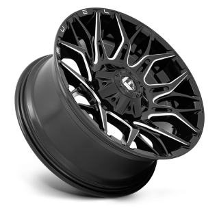 Fuel TWITCH alloy wheel Glossy Black Milled 9.0x20 ET1 8x170 - view 2