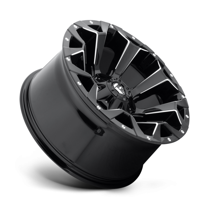 Fuel ASSAULT alloy wheel Gloss Black Milled 9.0x20 ET1 8x170 - view 2