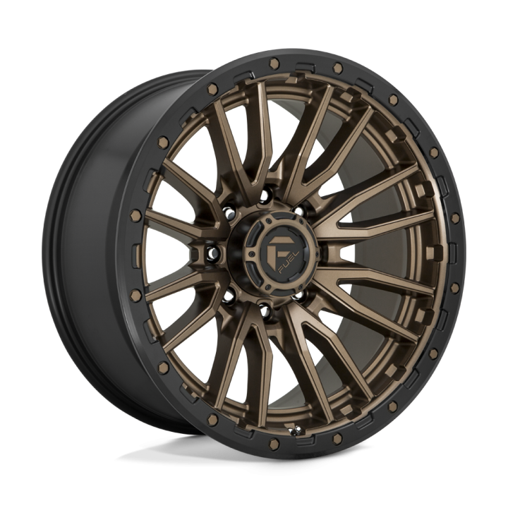 Fuel REBEL alloy wheel Matte Bronze Black Bead Ring 10.0x22 ET-18 8x170