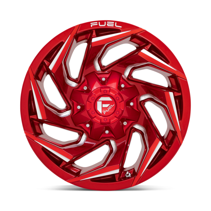 Fuel REACTION alloy wheel Candy Red Milled 10.0x22 ET-18 8x170 - view 2