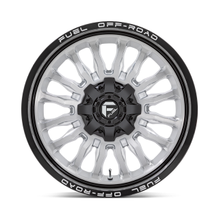 Fuel ARC alloy wheel Silver Brushed Face With Milled Black Lip 10.0x20 ET-18 8x170 - view 2