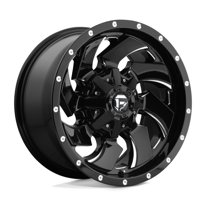 Fuel CLEAVER alloy wheel Gloss Black Milled 9.0x20 ET1 8x170