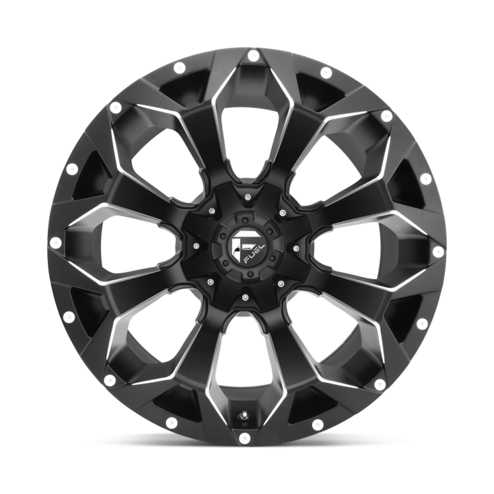 Fuel ASSAULT alloy wheel Matte Black Milled 10.0x22 ET-18 8x170 - view 3