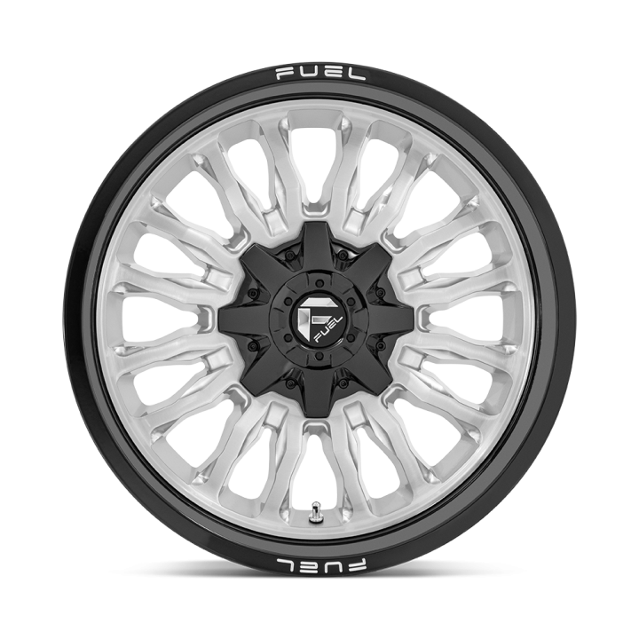 Fuel ARC alloy wheel Silver Brushed Face With Milled Black Lip 9.0x20 ET1 8x170 - view 2