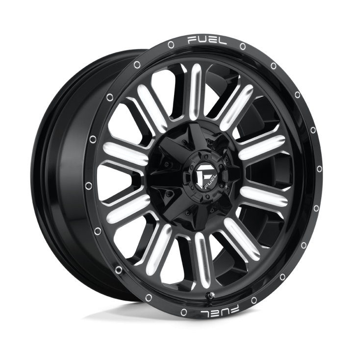 Fuel HARDLINE alloy wheel Gloss Black Milled 9.0x20 ET1 8x170