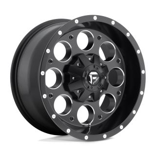 Fuel REVOLVER alloy wheel Matte Black Milled 9.0x17 ET1 6x139.7