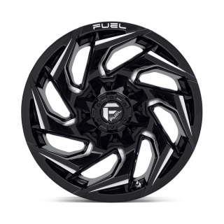 Fuel REACTION alloy wheel Gloss Black Milled 10.0x22 ET-18 8x170 - view 2