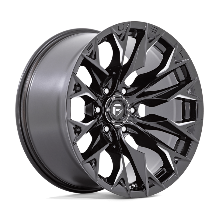 Fuel FLAME alloy wheel Gloss Black Milled 10.0x20 ET-18 8x170
