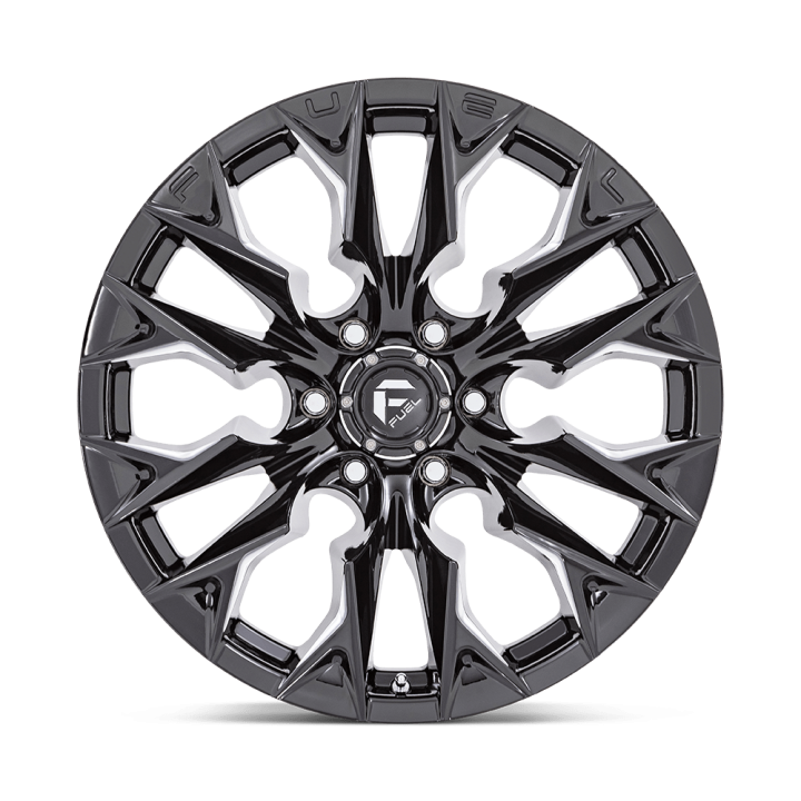 Fuel FLAME alloy wheel Gloss Black Milled 10.0x20 ET-18 8x170 - view 2