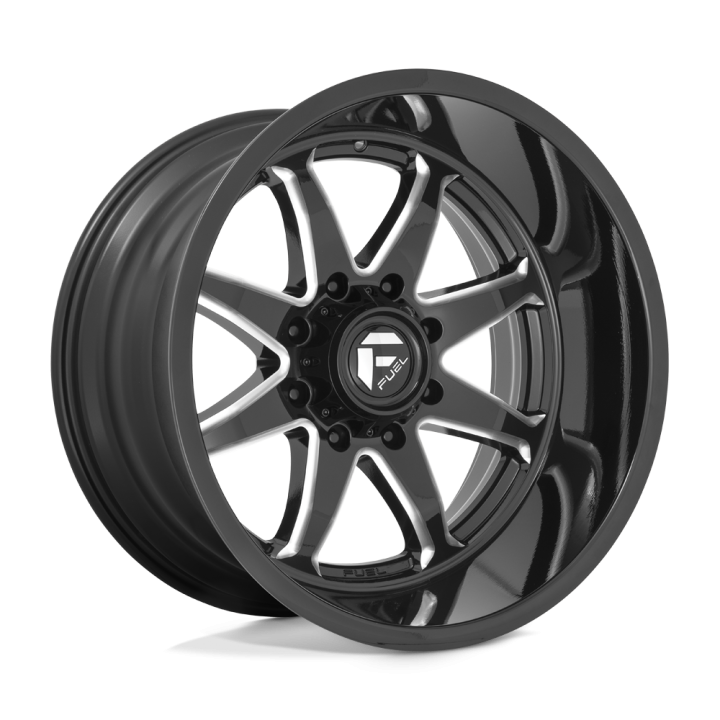Fuel HAMMER alloy wheel Gloss Black Milled 9.0x20 ET1 8x170