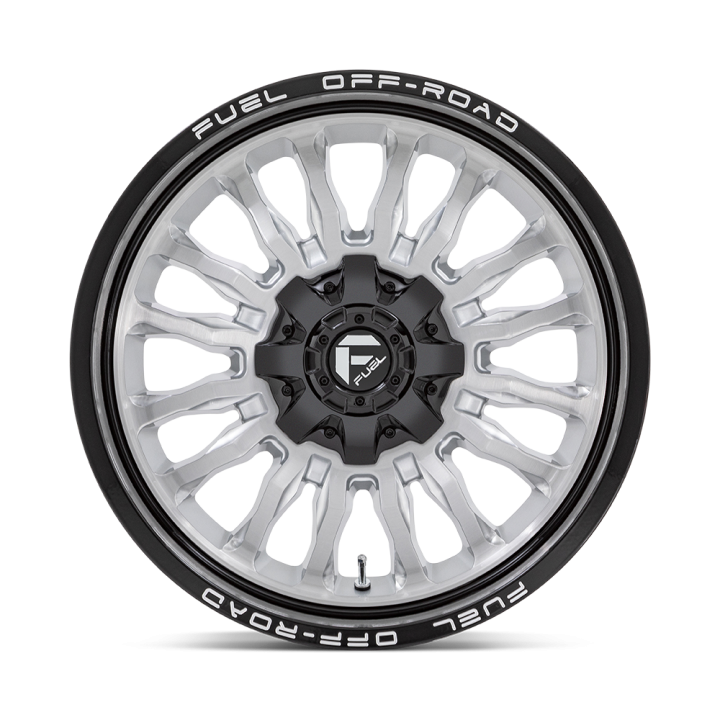 Fuel ARC alloy wheel Silver Brushed Face With Milled Black Lip 10.0x22 ET-18 8x170 - view 2