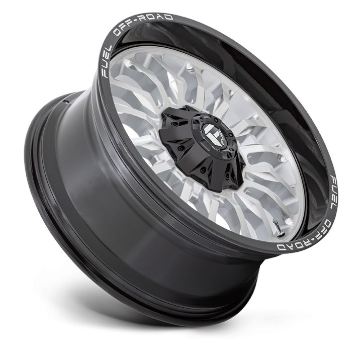 Fuel ARC alloy wheel Silver Brushed Face With Milled Black Lip 10.0x22 ET-18 8x170 - view 3