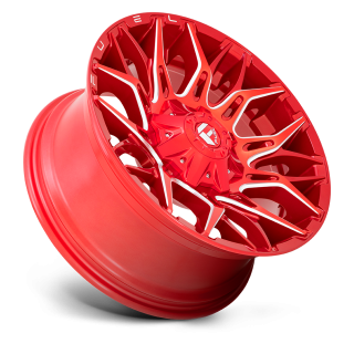 Fuel TWITCH alloy wheel Candy Red Milled 9.0x20 ET1 8x170 - view 2