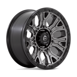 Fuel TRACTION alloy wheel Matte Gunmetal With Black Ring 9.0x20 ET1 6x135