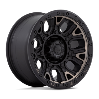Fuel TRACTION alloy wheel Matte Black With Double Dark Tint 9.0x17 ET1 6x135