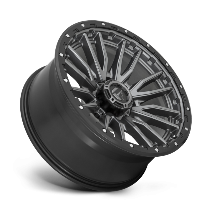Fuel REBEL alloy wheel Matte Gun Metal Black Bead Ring 10.0x22 ET-18 8x170 - view 2