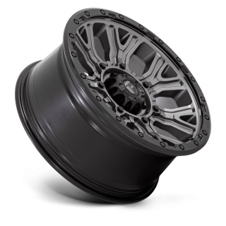Fuel TRACTION alloy wheel Matte Gunmetal With Black Ring 9.0x20 ET1 6x135 - view 2