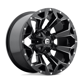Fuel ASSAULT alloy wheel Gloss Black Milled 9.0x18 ET19 6x139.7