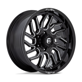 Fuel HURRICANE alloy wheel Gloss Black Milled 9.0x20 ET1 6x135