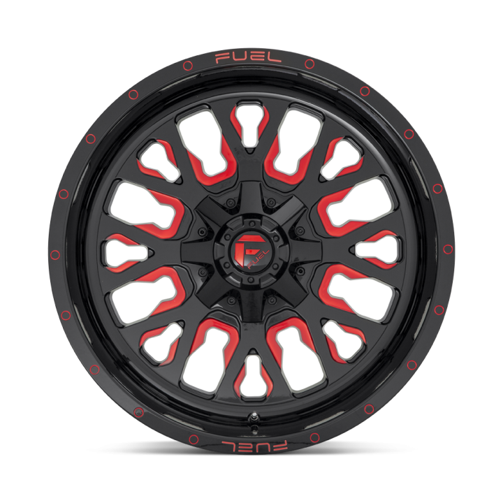 Fuel STROKE alloy wheel Gloss Black Red Tinted Clear 9.0x17 ET1 6x139.7 - view 2