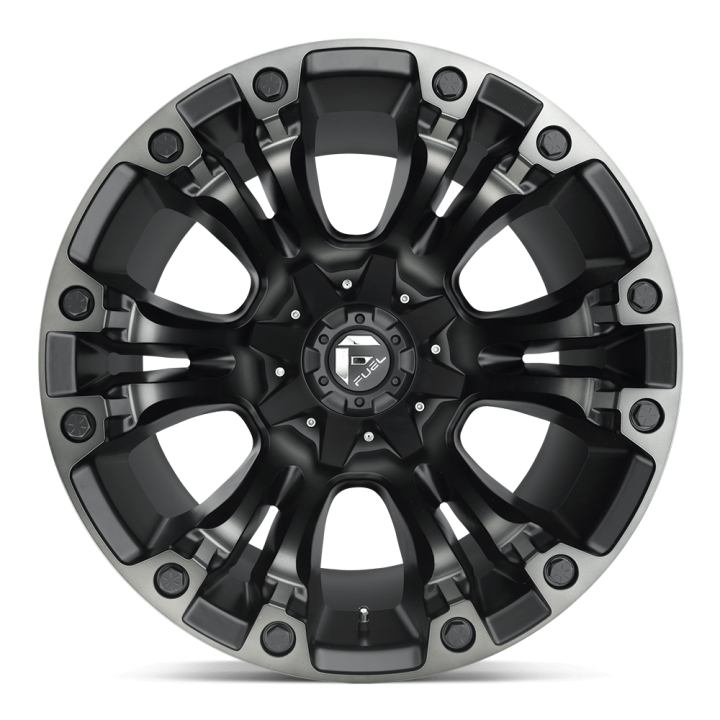 Fuel VAPOR alloy wheel Matte Black Gray Tint 9.0x18 ET19 6x139.7 - view 3