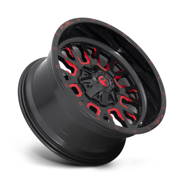 Fuel STROKE alloy wheel Gloss Black Red Tinted Clear 9.0x17 ET1 6x139.7 - view 3