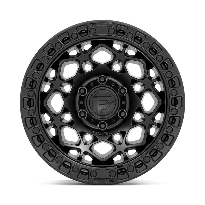Fuel UNIT alloy wheel Matte Black With Matte Black Ring 9.0x17 ET-12 6x135 - view 3