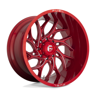 Fuel RUNNER alloy wheel Candy Red Milled 10.0x20 ET-18 8x170