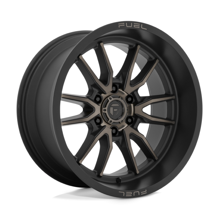 Fuel CLASH alloy wheel Matte Black Double Dark Tint 9.0x18 ET-12 6x135