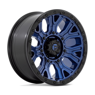Fuel TRACTION alloy wheel Dark Blue With Black Ring 9.0x20 ET1 6x135