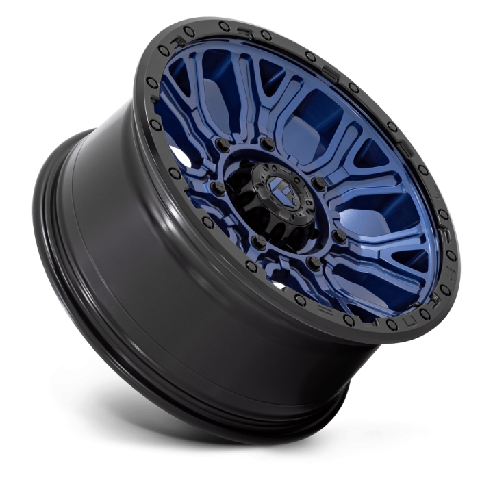 Fuel TRACTION alloy wheel Dark Blue With Black Ring 9.0x20 ET1 6x135 - view 3
