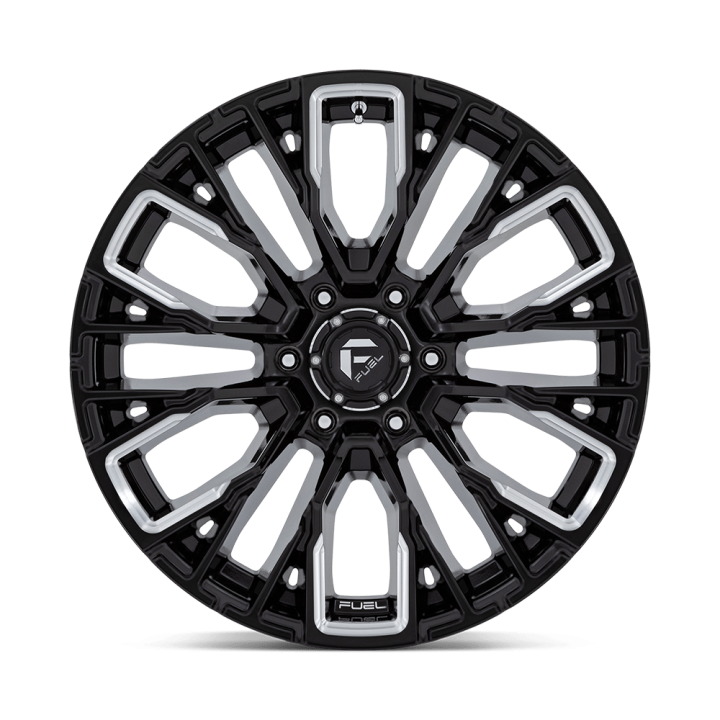 Fuel REBAR alloy wheel Gloss Black Milled 9.0x20 ET1 6x135 - view 3