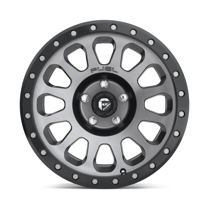 Fuel VECTOR alloy wheel Matte Gun Metal Black Bead Ring 9.0x18 ET1 6x135 - view 2