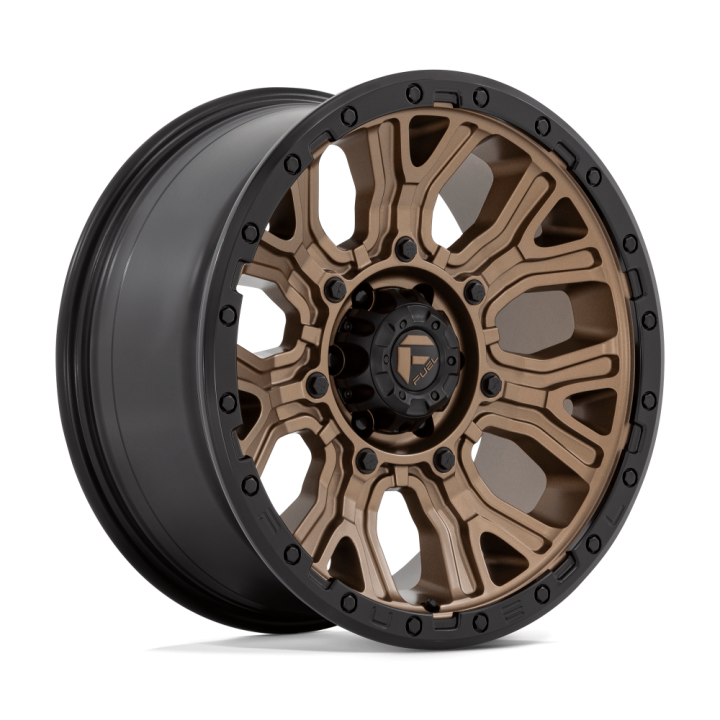 Fuel TRACTION alloy wheel Matte Bronze With Black Ring 9.0x20 ET1 6x135