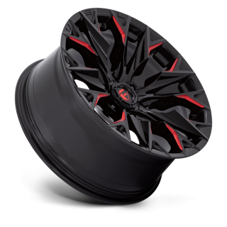 Fuel FLAME alloy wheel Gloss Black Milled With Candy Red 9.0x20 ET1 6x135 - view 2