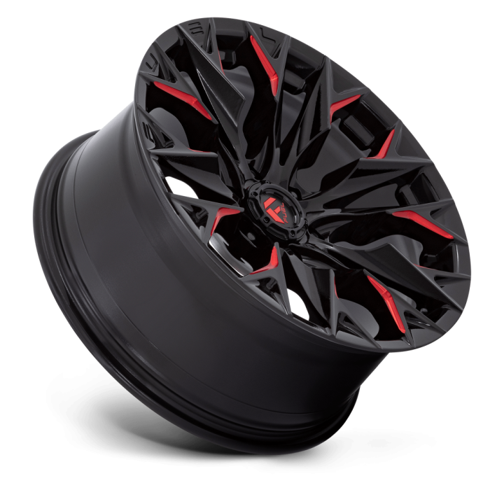 Fuel FLAME alloy wheel Gloss Black Milled With Candy Red 9.0x20 ET1 6x135 - view 2
