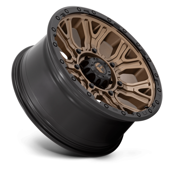 Fuel TRACTION alloy wheel Matte Bronze With Black Ring 9.0x20 ET1 6x135 - view 2