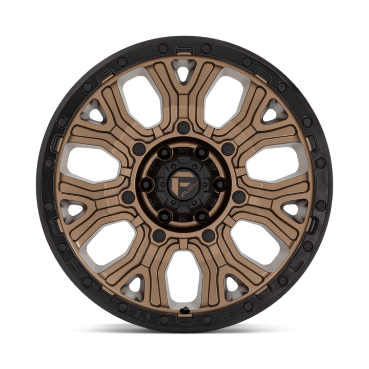 Fuel TRACTION alloy wheel Matte Bronze With Black Ring 9.0x20 ET1 6x135 - view 3