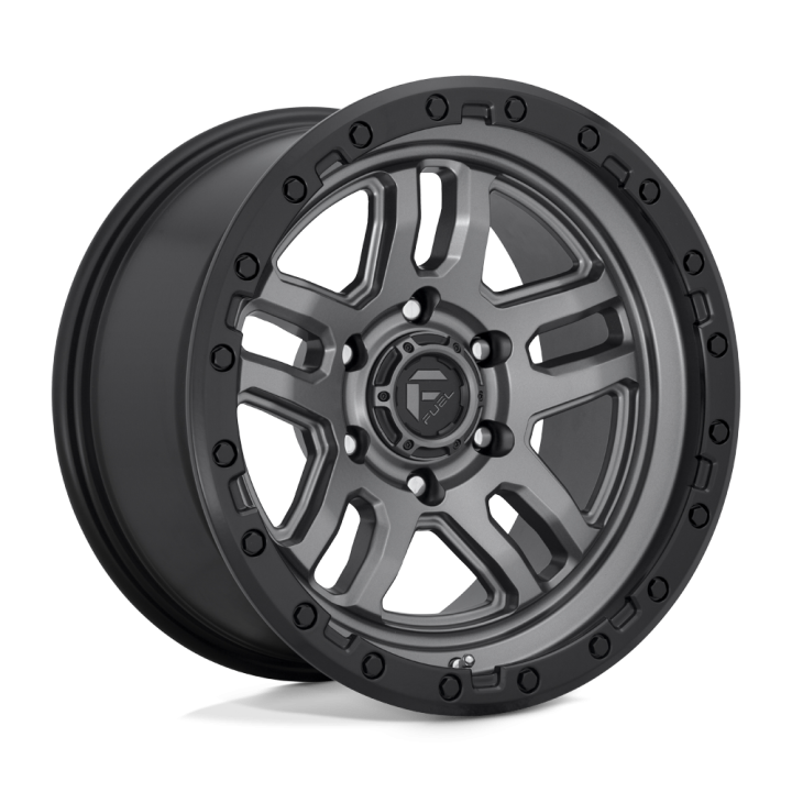 Fuel AMMO alloy wheel Matte Gun Metal Black Bead Ring 9.0x18 ET20 6x135