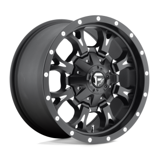 Fuel KRANK alloy wheel Matte Black Milled 9.0x17 ET20 6x139.7