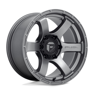 Fuel RUSH alloy wheel Matte Gun Metal 9.0x20 ET1 6x135