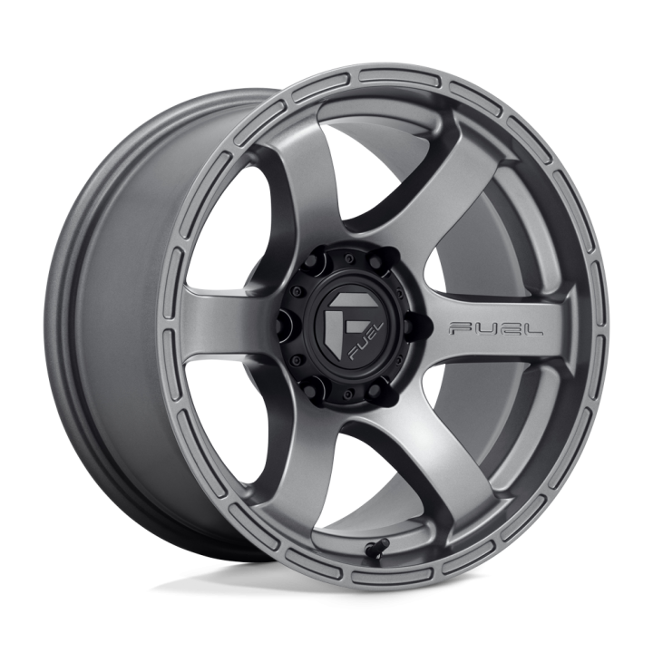 Fuel RUSH alloy wheel Matte Gun Metal 9.0x20 ET1 6x135