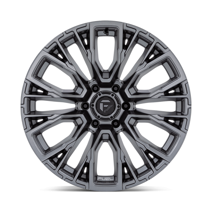 Fuel REBAR alloy wheel Matte Gunmetal 9.0x17 ET1 6x135 - view 3